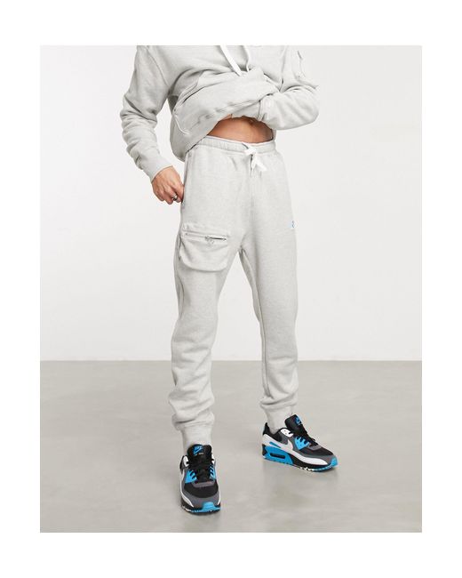 gray cuffed sweatpants
