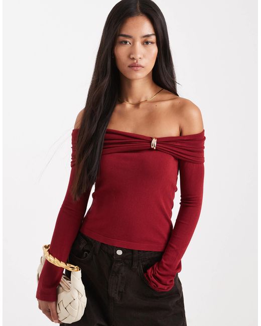4th & Reckless Red – strickpullover