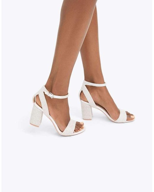 Carvela Kurt Geiger White Kianni Sandals