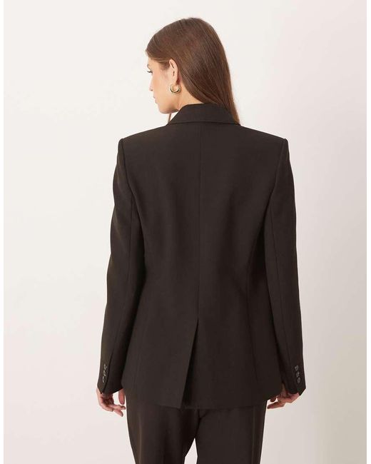 Mango Black Bergen Tailored Classic Blazer Co-Ord