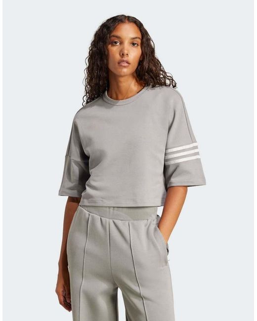 Adidas Originals Gray Neuclassics Tee