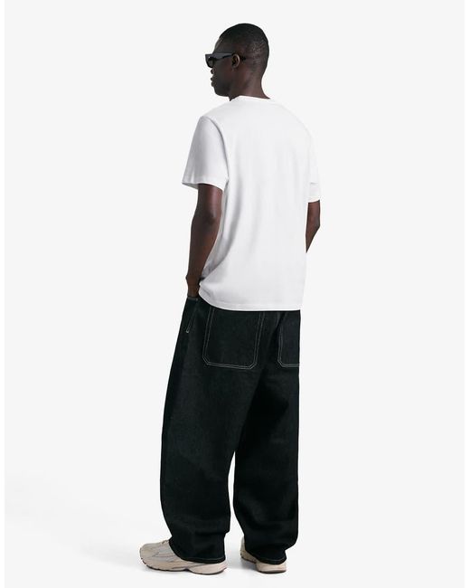Bershka Black Pack Of 2 Basic Short Sleeve T-shirts for men
