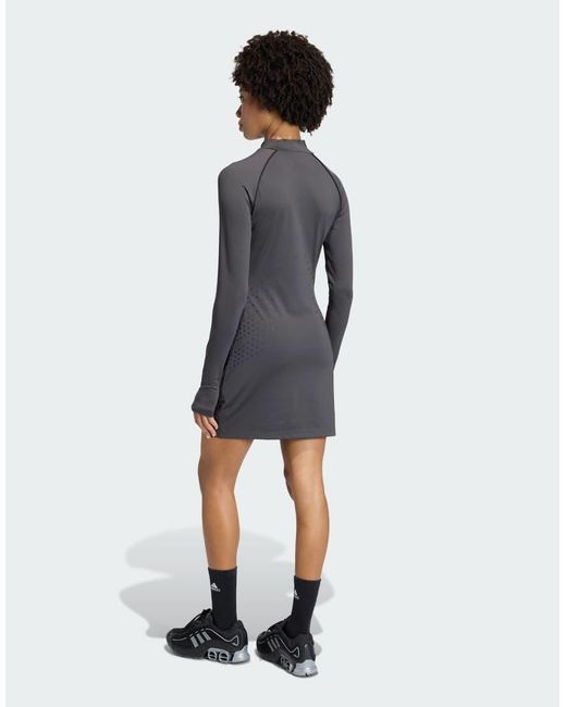 Adidas Originals Gray Mini Dress