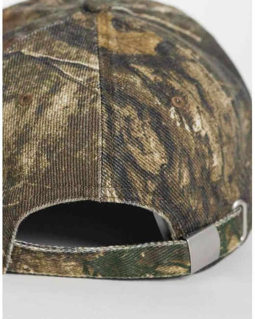 ASOS Green Washed Camoflage Cap for men