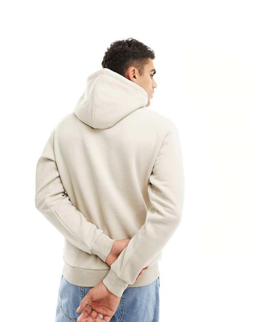Jack & Jones White Oversized Hoodie for men