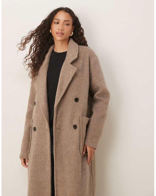 Glamorous Natural Oversized Tailored Coat