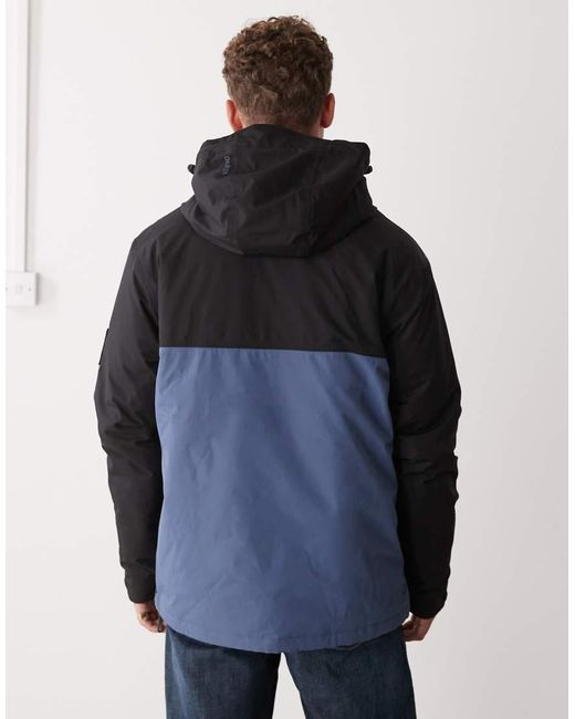 Dare 2b Blue Freeride Overhead Waterproof Jacket for men
