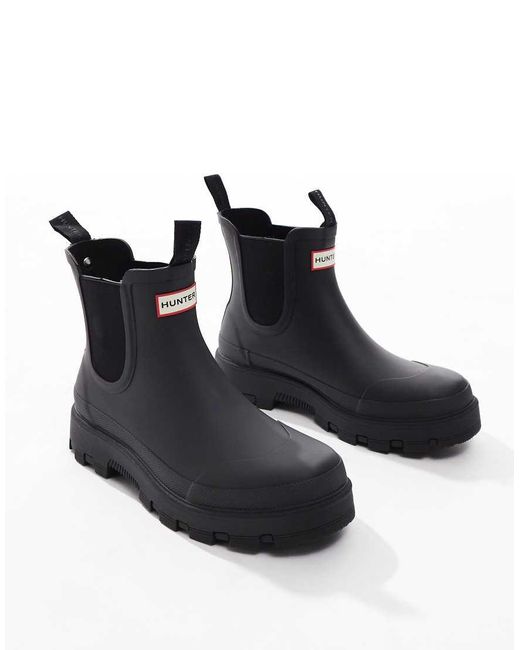 Hunter Black Elements Chelsea Boot for men