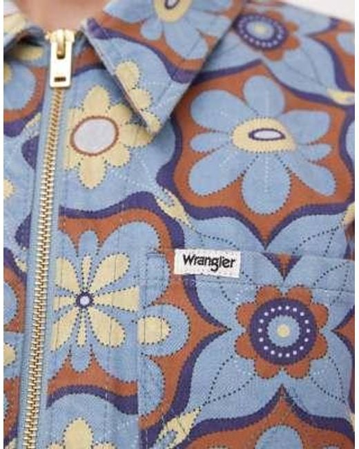Wrangler Multicolor Zip Front Top