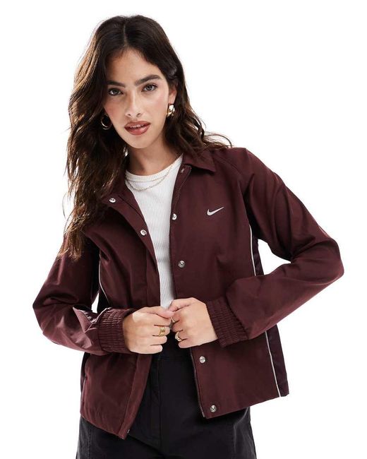 Nike Purple Streetwear Woven Jacket