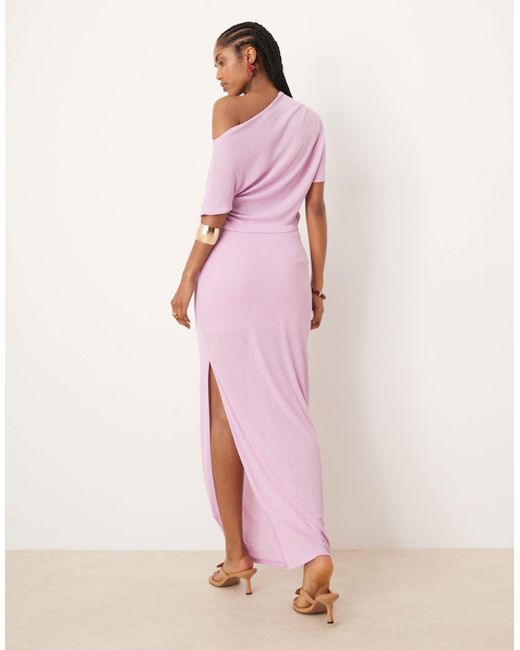 ASOS Pink – mix & match – netzstoff-maxirock