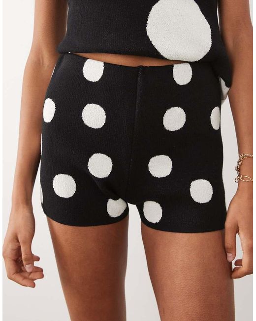 ASOS Black Knitted Micro Shorts
