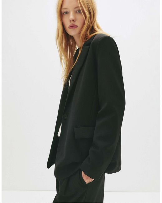 Pull&Bear Green – basic-blazer