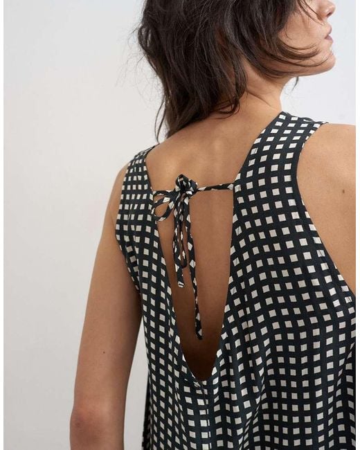 TOPSHOP White Chuck On Boxy Playsuit