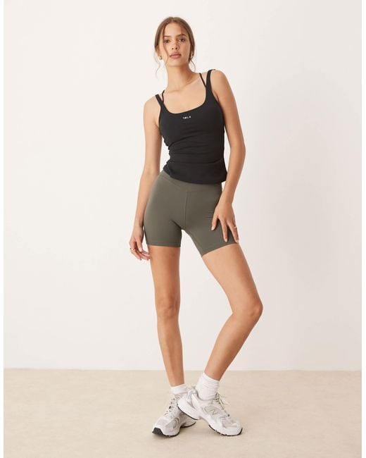 Tala Natural Dayflex Wrap High Waisted Shorts