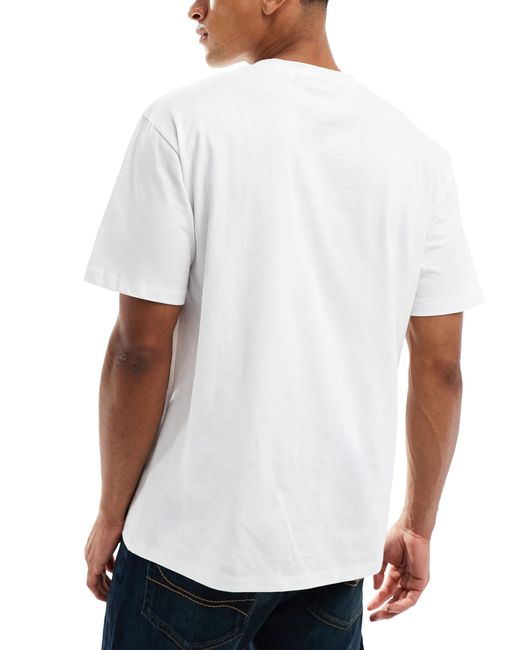 ASOS White Essentials 3 Pack Relaxed Crew Neck T-shirts for men