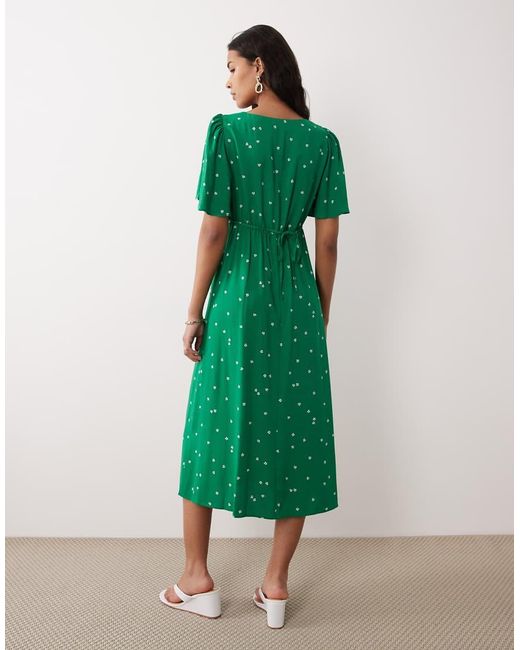Nobody's Child Green Dee Dee Midi Dress