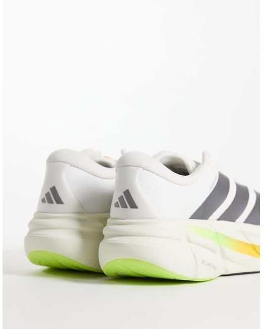 Adidas Originals White Adidas Running Adistar 5 Trainers for men