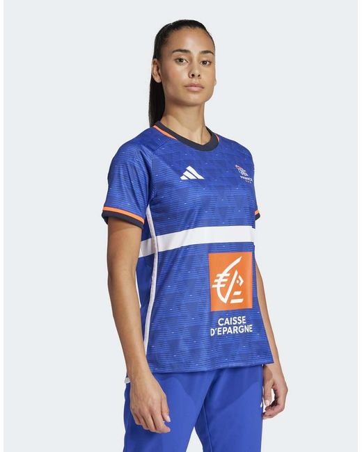 Adidas Originals Blue France Handball Replica Jersey