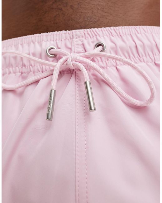 Pantaloncini da bagno basic di Bershka in Pink da Uomo