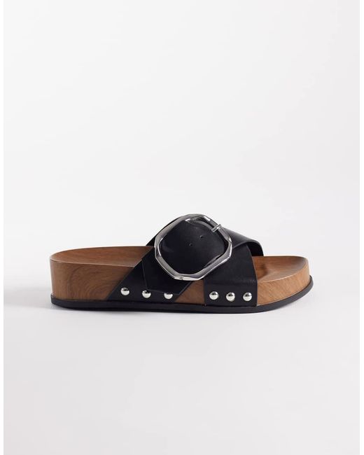 ASOS Multicolor Foster Clog Mule Sandals