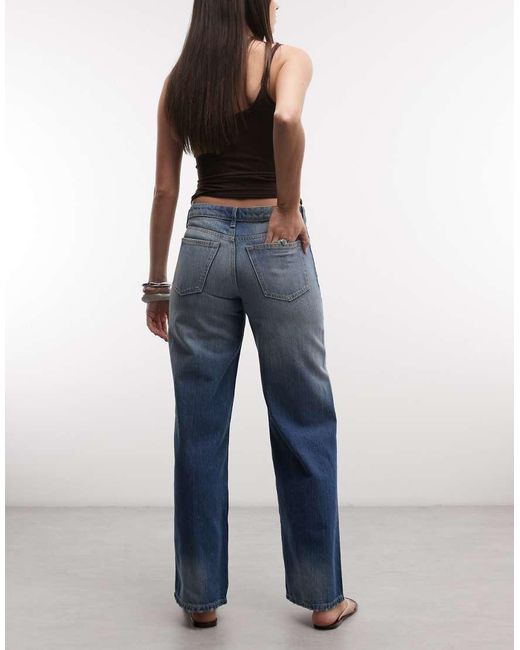 Weekday Blue Ample Low Waist baggy Fit Jeans