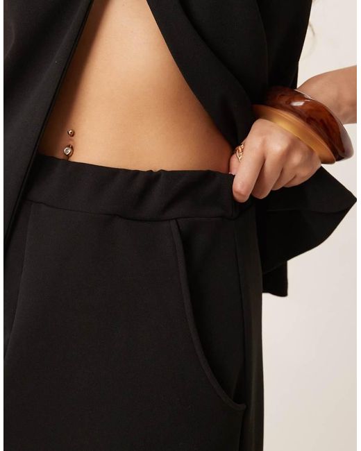ASOS Black Co-ord Bermuda Short With Pockets