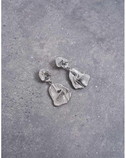 TOPSHOP Brown Portia Drop Earrings