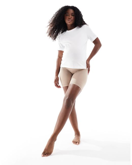 Mama.licious Black Mamalicious maternity – 2er-pack formende shorts