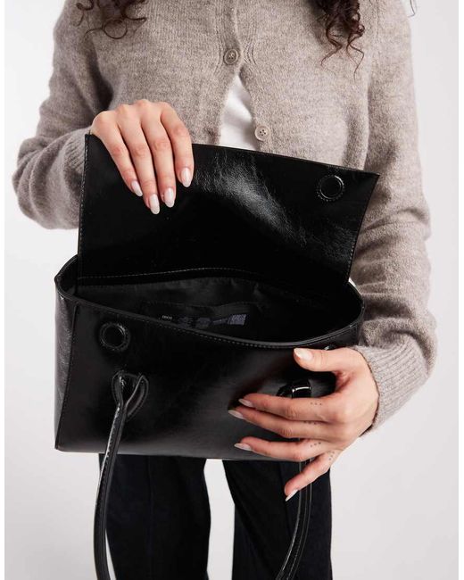 ASOS Black Structured Shoulder Bag