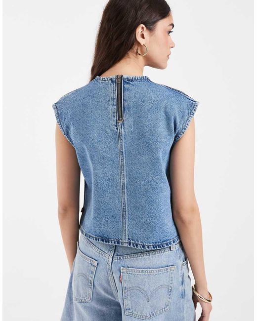 Levi's Blue Denim T-Shirt