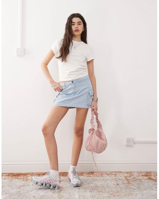 Karlkani Pink – retro-jeansrock