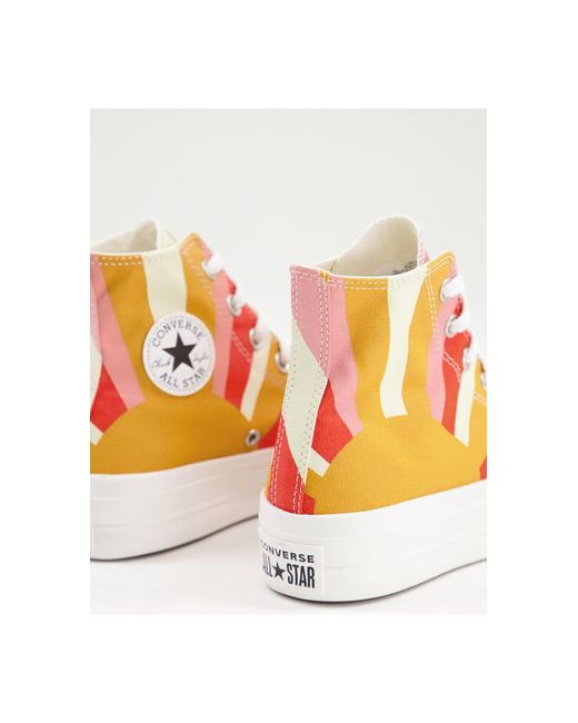 converse chuck taylor lift sunshine