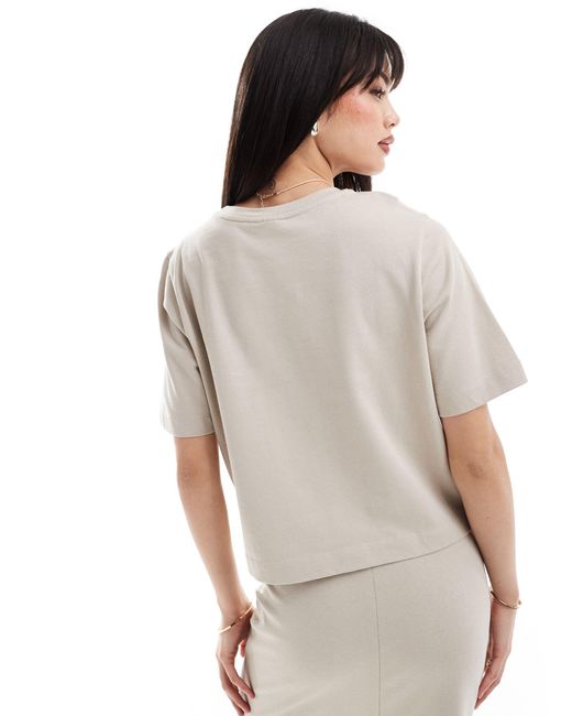 ONLY Gray Boxy Jersey Top Co-ord