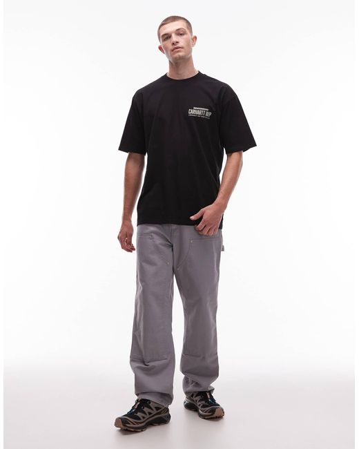 Carhartt Black Arcan Loose Fit Motif T-shirt for men