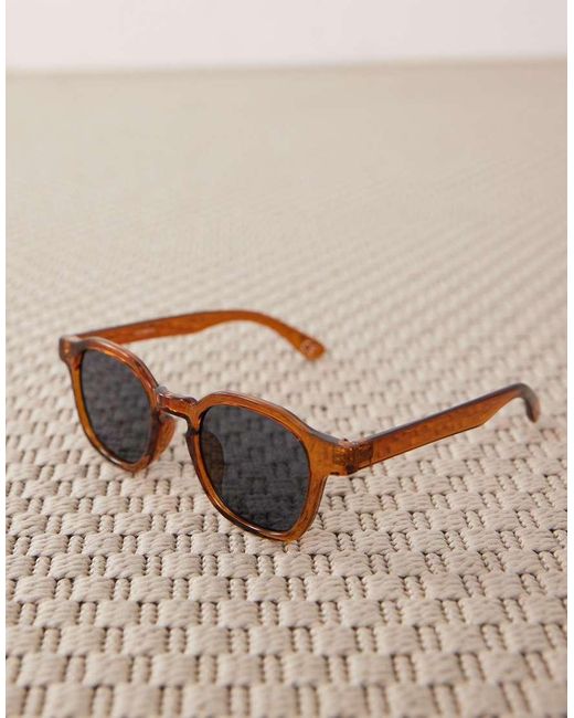 ASOS Black Square Sunglasses for men