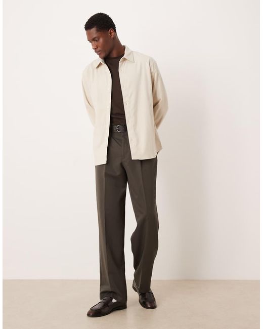Abercrombie & Fitch Natural Relaxed Soft-Touch Shirt for men