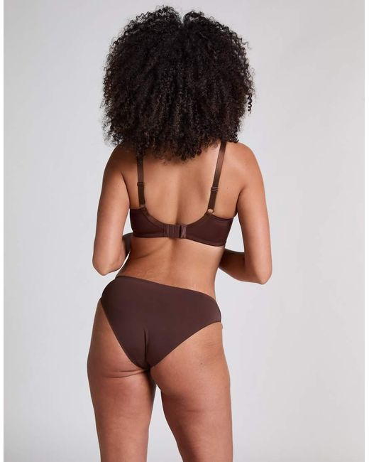 Hunkemöller Brown Nina Non-Padded Underwired Minimizer Bra