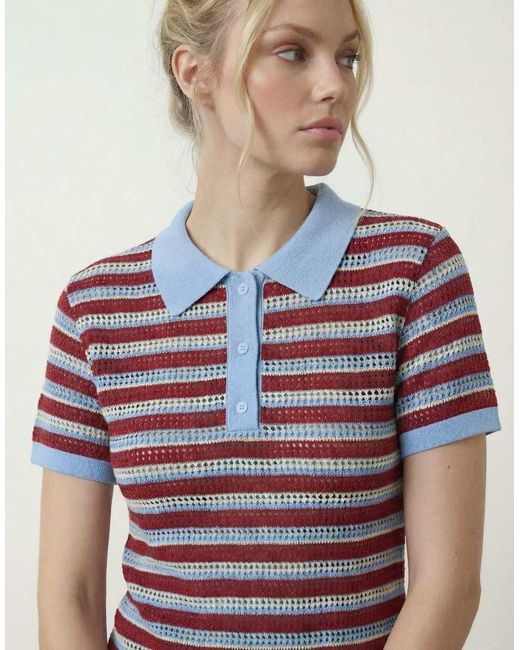 HYPEDROP Poloshirt in het Blue