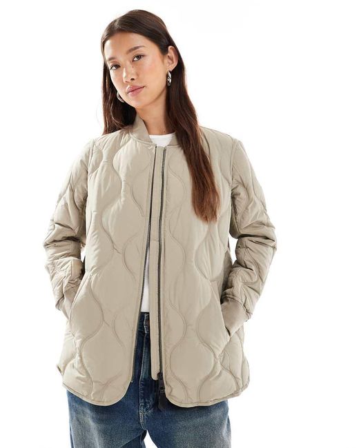 Superdry Natural Short Quilted Liner Jacket