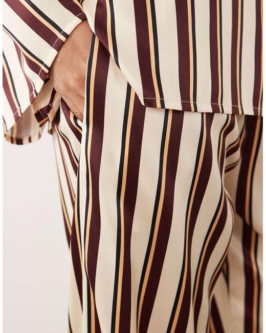 Iyal White Satin Wide Leg Trouser Co-ord