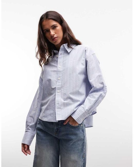 Carhartt Blue Gowan Long Sleeve Shirt