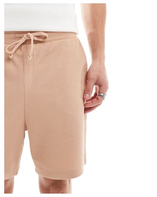 ASOS – schmal geschnittene shorts in White für Herren