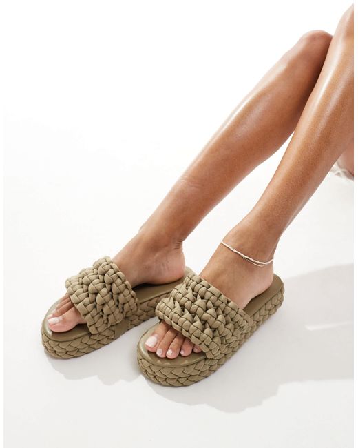 Public Desire Natural – hattie – flache gewebe-slider