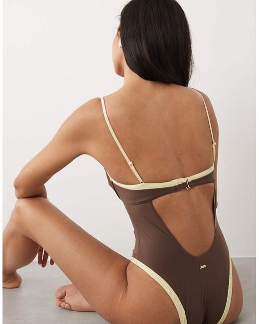 Tala Natural Contrast Underwired Swimsuit
