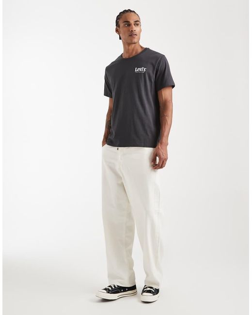 Levi's Black Fast Food Back Graphic Relaxed T-shirt for men