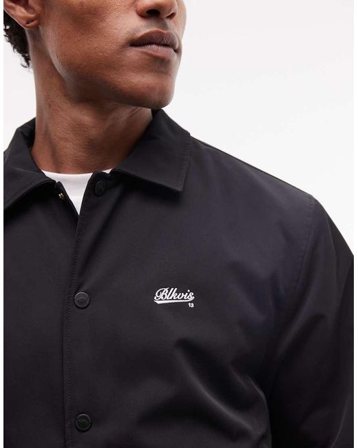 BLKVIS Blue Coach Jacket for men