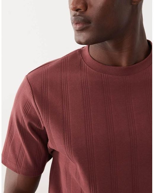 ASOS Red Regular Fit T-shirt for men