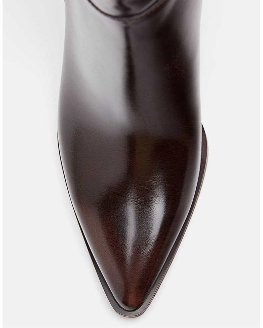 Stradivarius Brown High-heeled Boots