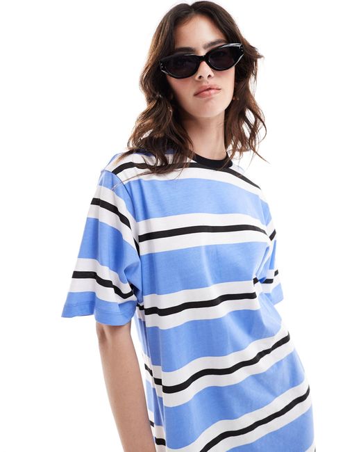 ASOS Blue Oversized Midaxi T-shirt Dress